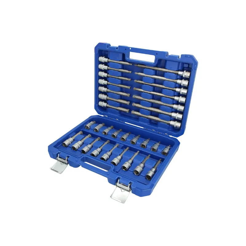 JGO DADOS PUNTA TORX 32PZS CORTOS LARGOS EXTRA LARGO