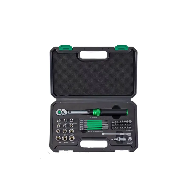KIT TORQUIMETRO MANDO 1/4" DE 1- 25NMM