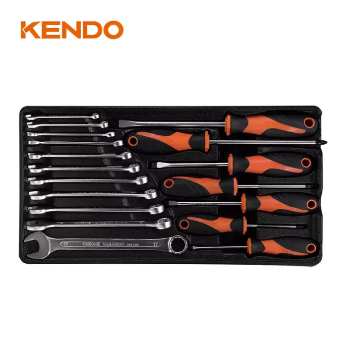 juego de 86 herramientas con caja metalica kendo 2