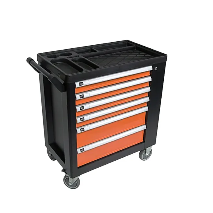 Caja de herramientas metalica de 6 bandejas 76.5 x 45.5 x 74cm