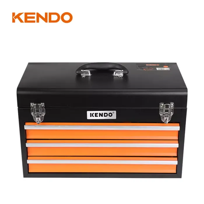 juego de 86 herramientas con caja metalica kendo