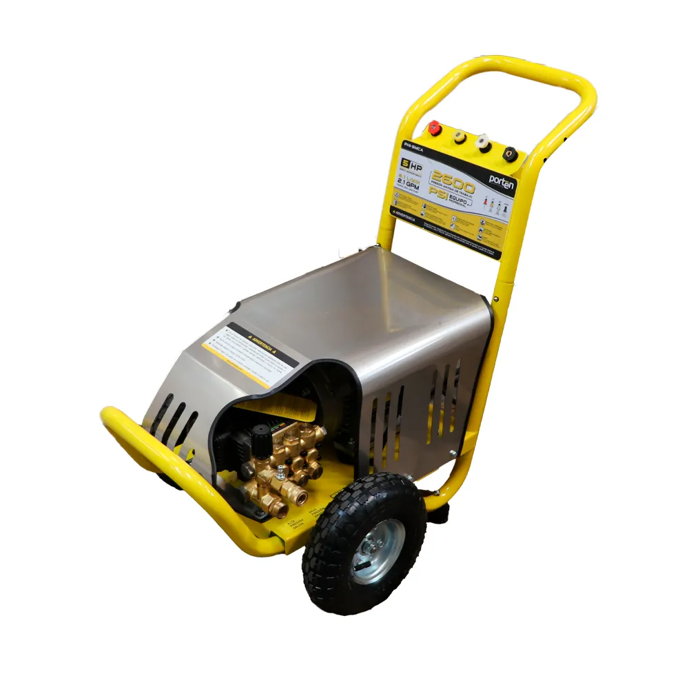 Hidrolavadora 5hp 2600psi 220v Monofasico cubierta metal