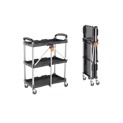 Caja de herramientas plegable de metal 65.8 x 42.5 x 85.5 cm