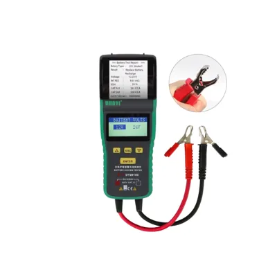 PROBADOR DE BATERIAS CON IMPRESORA 12 Y 24V