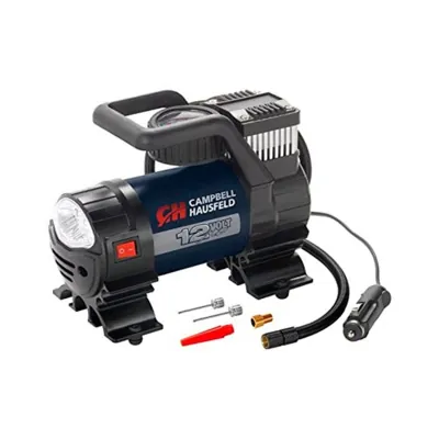 Inflador de llantas campbell hausfeld 12v con linterna led 150psi