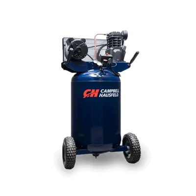 compresor campbell hausfeld 2hp tanque vertical 30 galones 120v monofasico 5.5 cfm