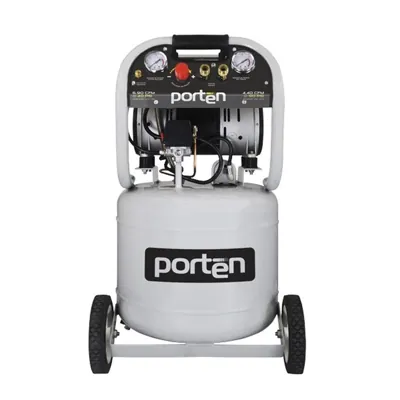 Compresor dental silencioso sin aceite porten de 2hp y 50 litros